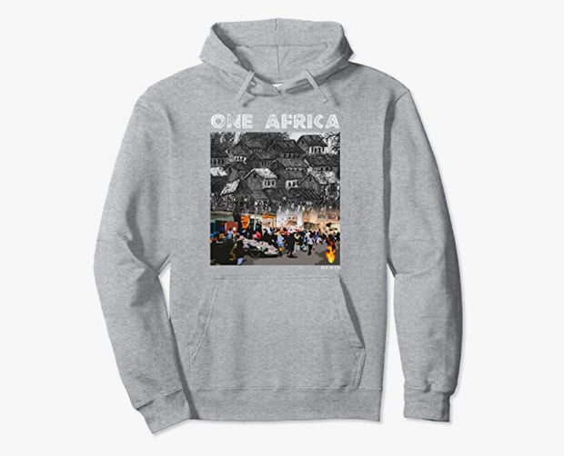 One Africa design grey by Berts Unisex fit