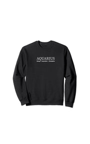 Aquarius Zodiac Sweatshirt by Berts