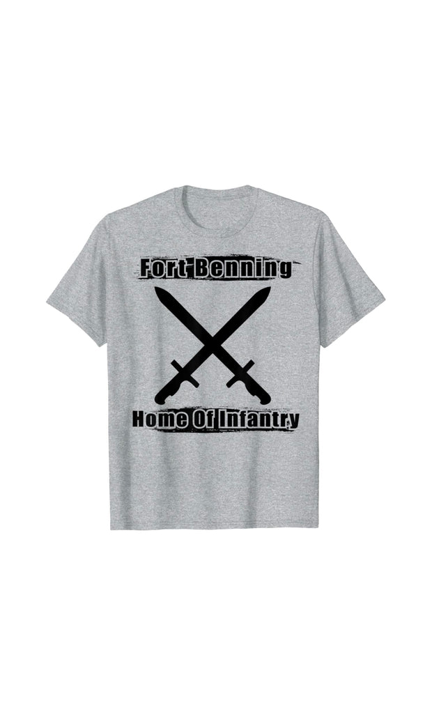 Fort Benning Home of Infantry T-Shirt by Berts