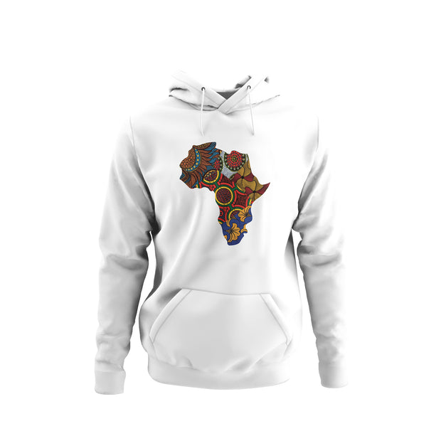 Ankara African Map By Berts Pullover Unisex Hoodie