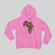 African Map Design Youth Hoodie By Berts