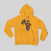 African Map Design Youth Hoodie By Berts
