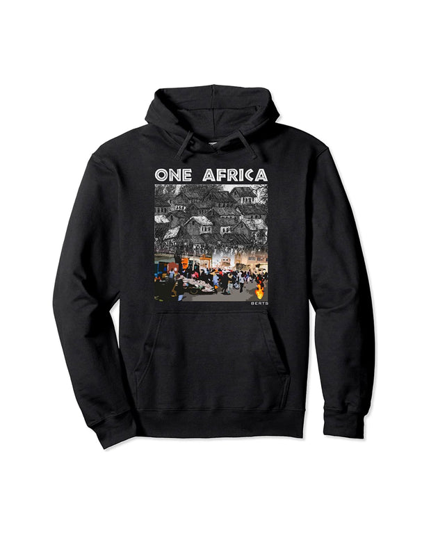 One Africa design black by Berts Unisex fit