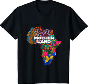 Ankara African Map By Berts Youth's T-Shirt