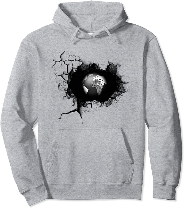 3D African Worldview By Berts Pullover Hoodie