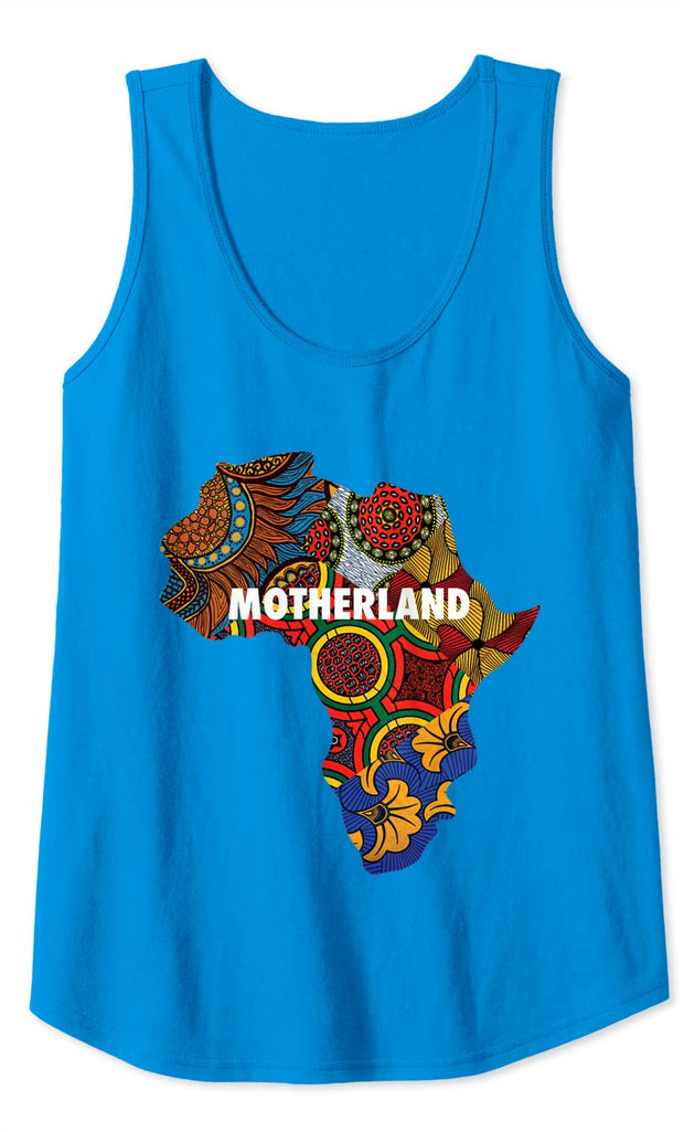 MotherLand African map Tees By Berts Women Tank Top