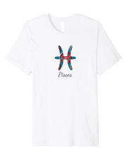 Pisces Zodiac Astrology Star Sign Tees By Berts Premium T-Shirt