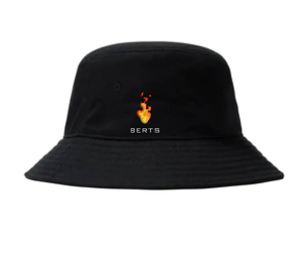 Black Bucket Hat by Berts
