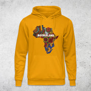 Motherland African Map Hoodie By Berts Pullover Hoodie