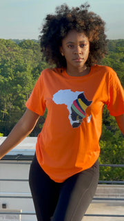 The Afro Woman Tees by Berts.