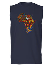 Navy, Time to rise up and reconnect with your ancestral roots. A tribute to our native land of origin, celebrate being Black History with this top inspired by the origins of African heritage. The African map design applied to this outfit flaunts mixed Kente and Ankara patterns interlinked to demonstrate peace and unity, dedicated to Motherland and in honor of black lineage. Black is beautiful and your story is worth telling every day.