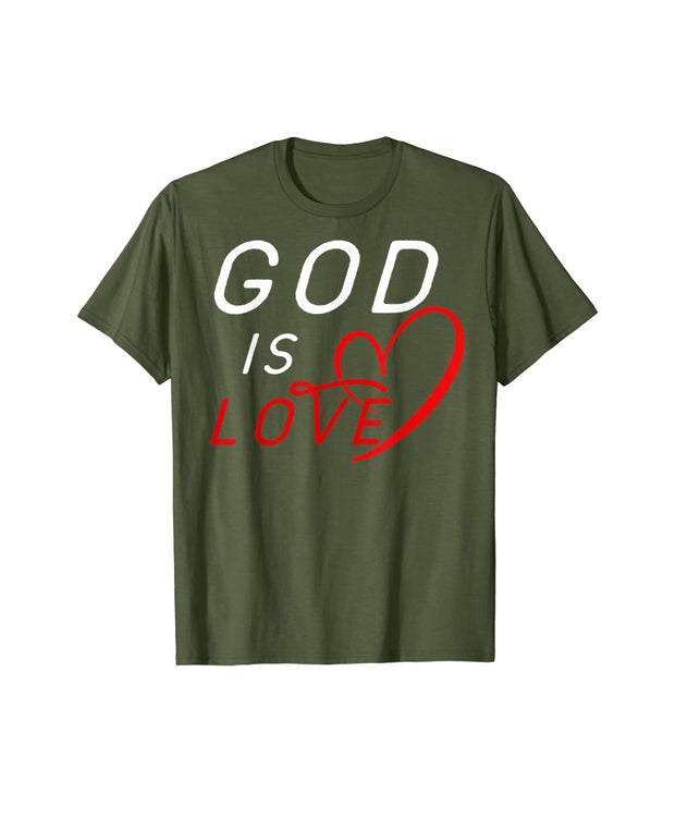 God is Love T-Shirt by Berts