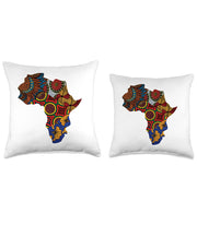 Throw Pillow African Design  By Berts