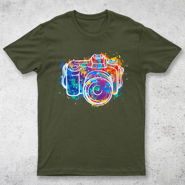 Camera Short Sleeve T-Shirt by Berts