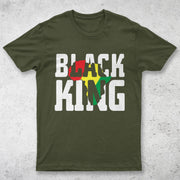 Black King Short Sleeve T-Shirt by Berts