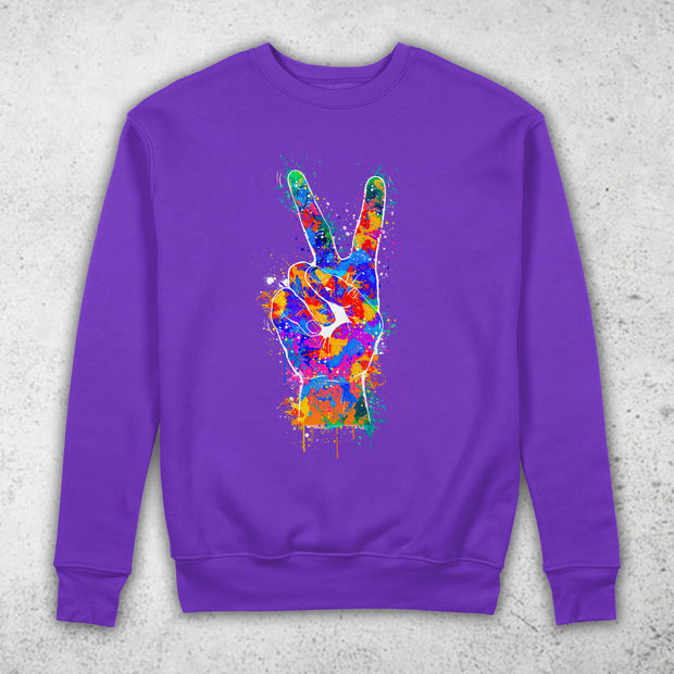 Peace Pullover Sweatshirt by Berts
