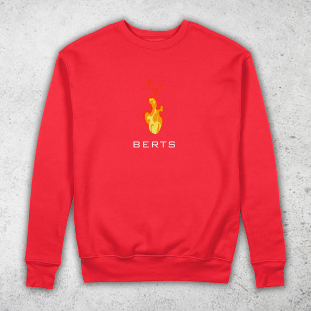 Flame By Berts Pullover Sweatshirt