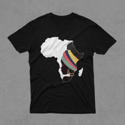 Afro Woman Short Sleeve T-Shirt by Berts